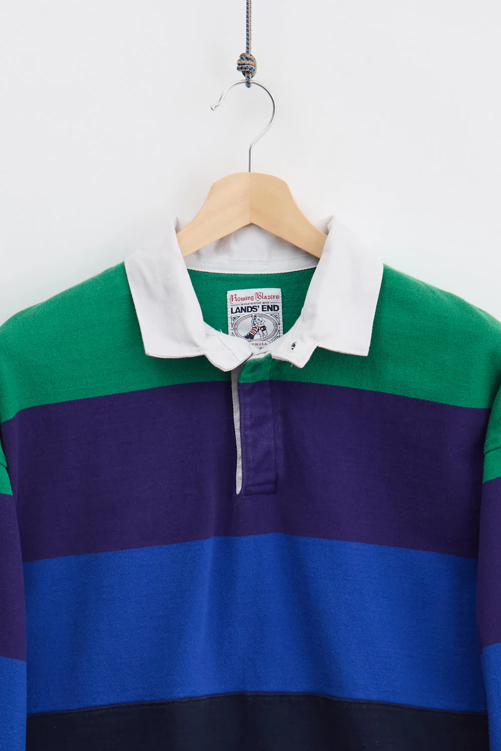 Rowing Blazers x Lands End Rugby Shirt (L) - Image 3