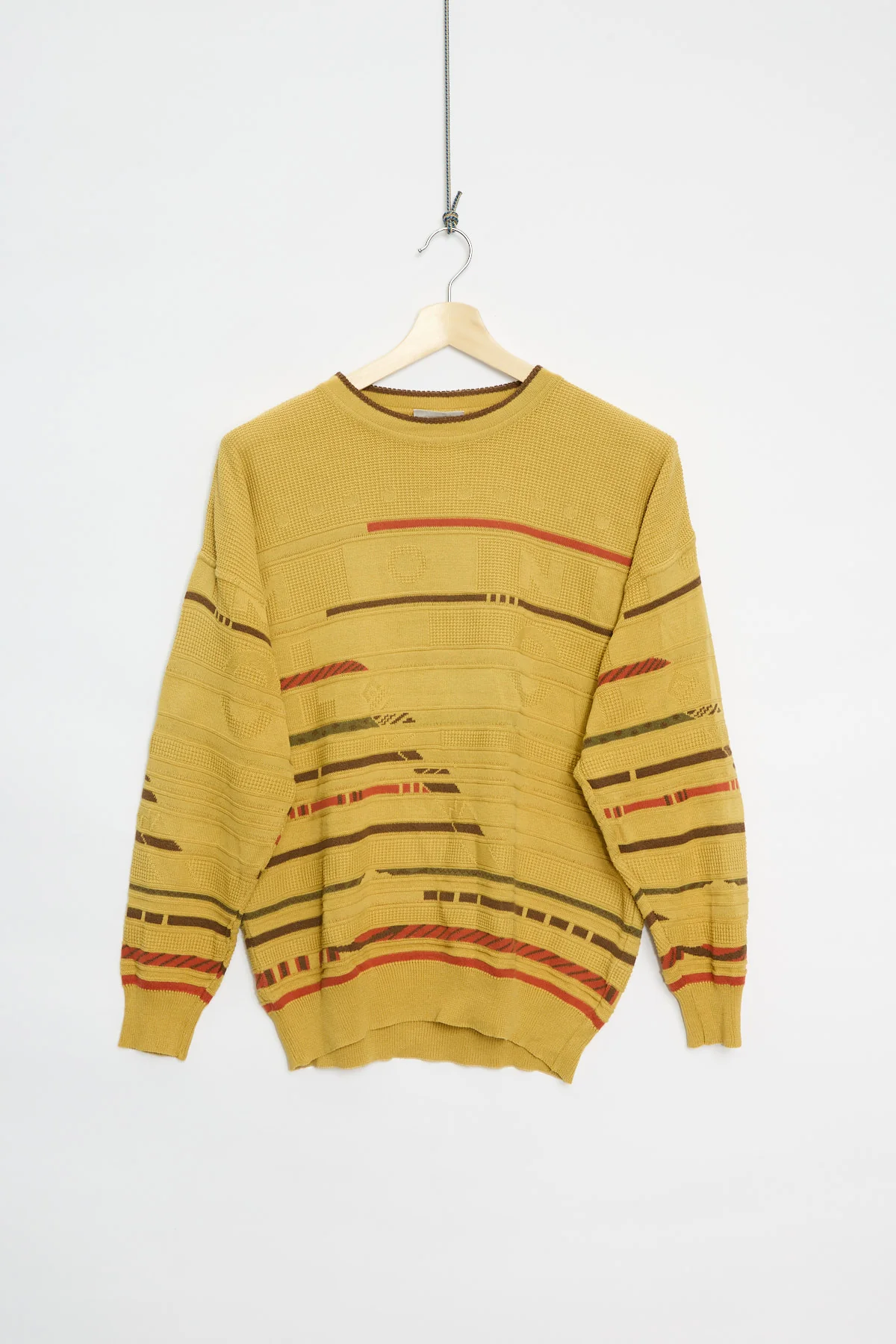 90's Monello Italian cotton multiknit sweater (L)