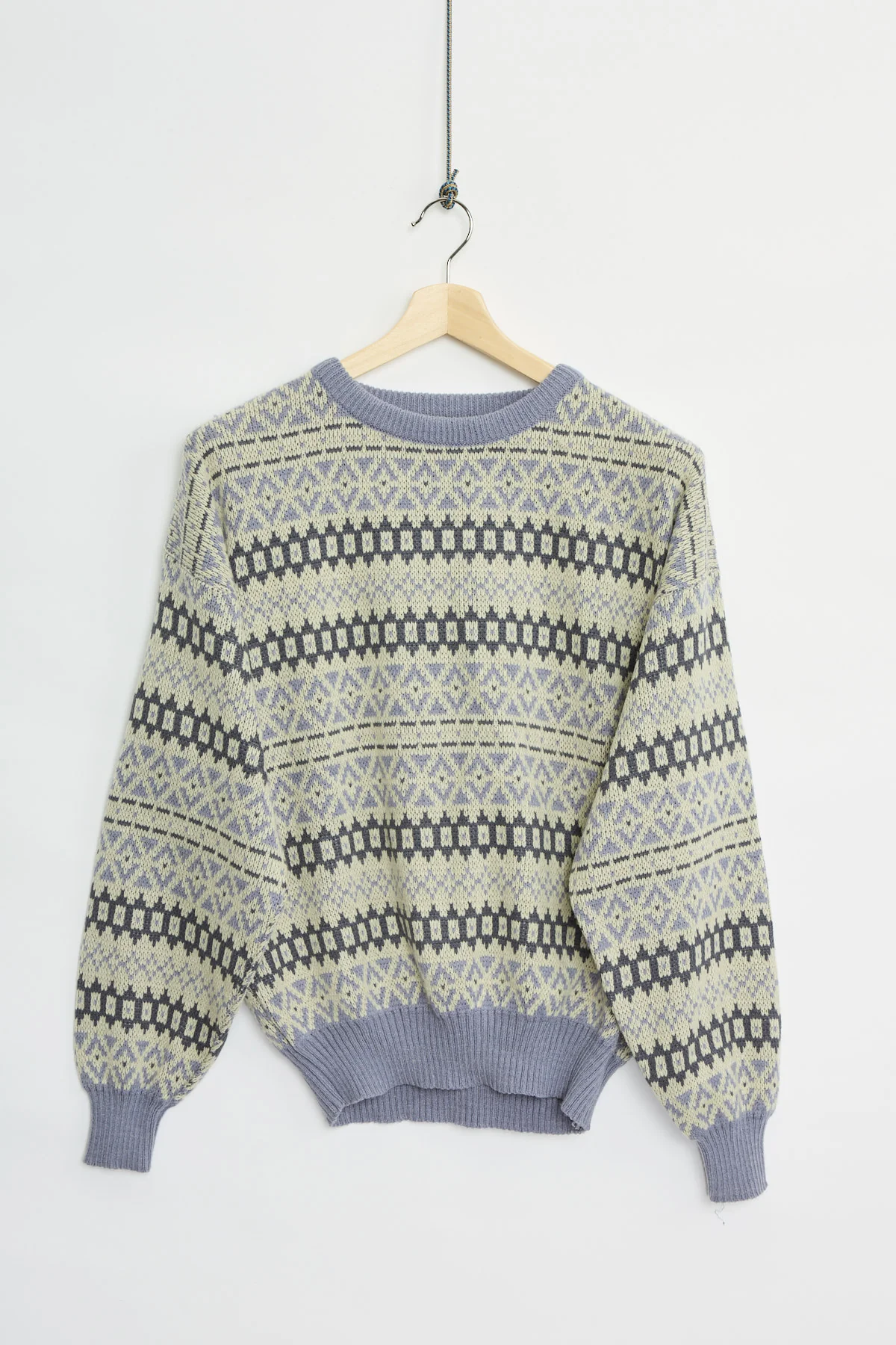90's pattern knit (L)