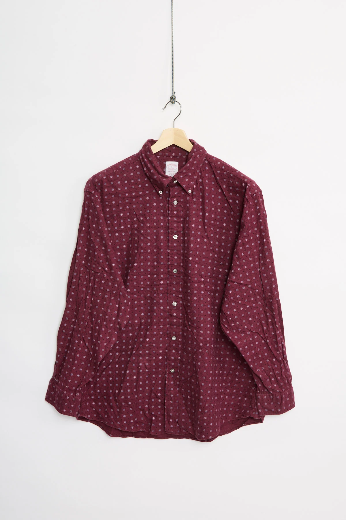 Brooks Brothers print flannel shirt (XL)