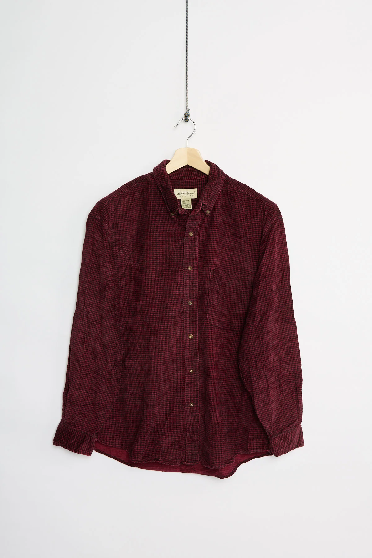 Eddie Bauer print cord shirt (L)