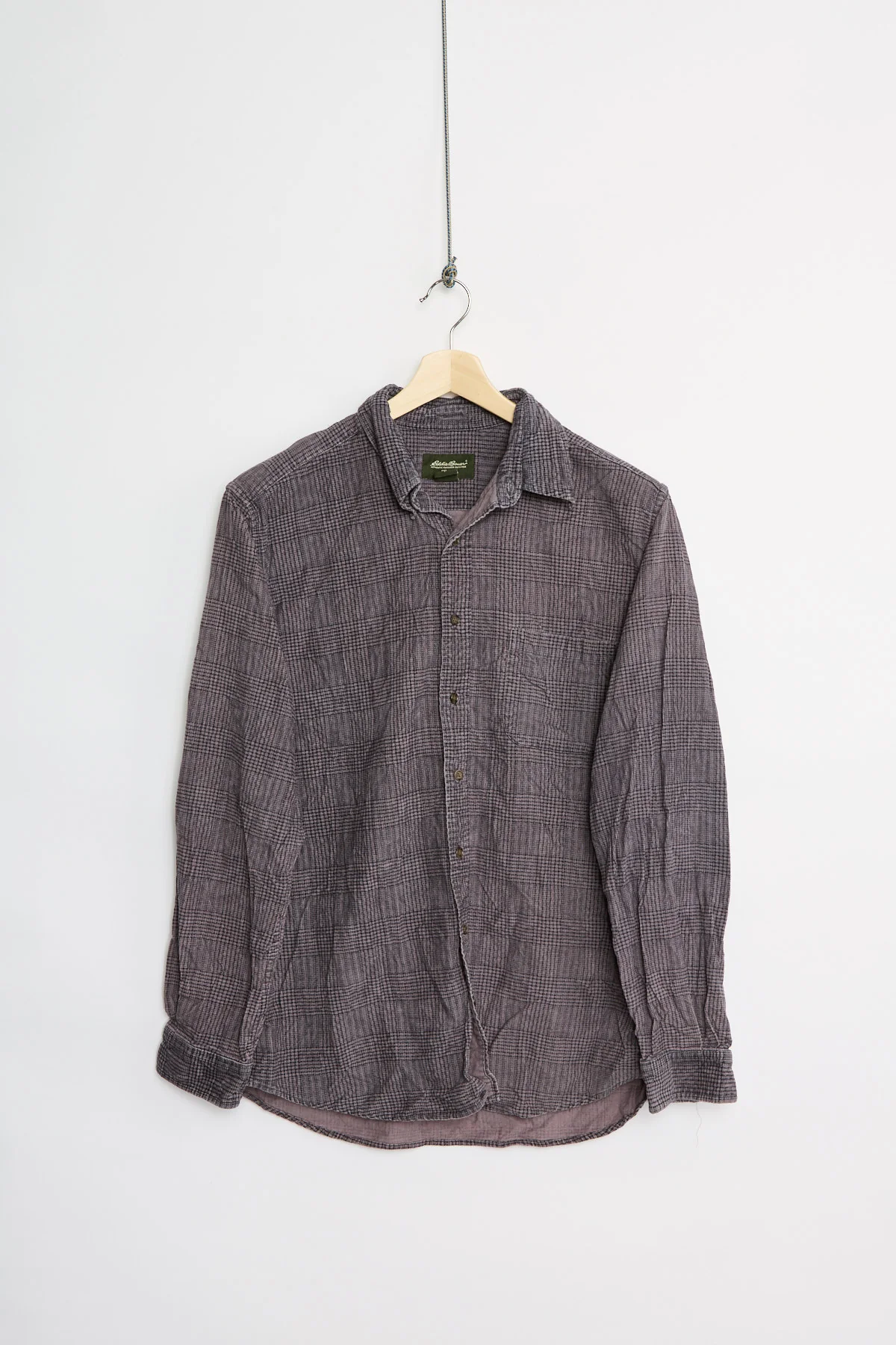 Eddie Bauer print cord shirt (L)