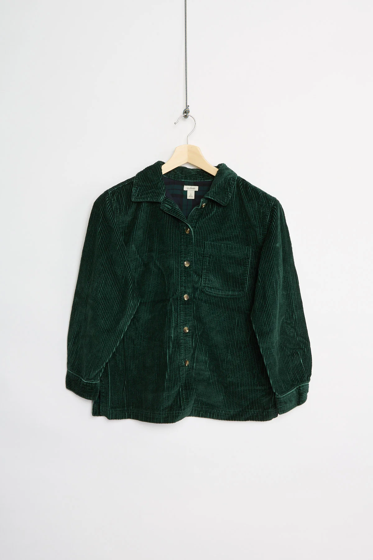 L.L. Bean jumbo cord shirt (S)