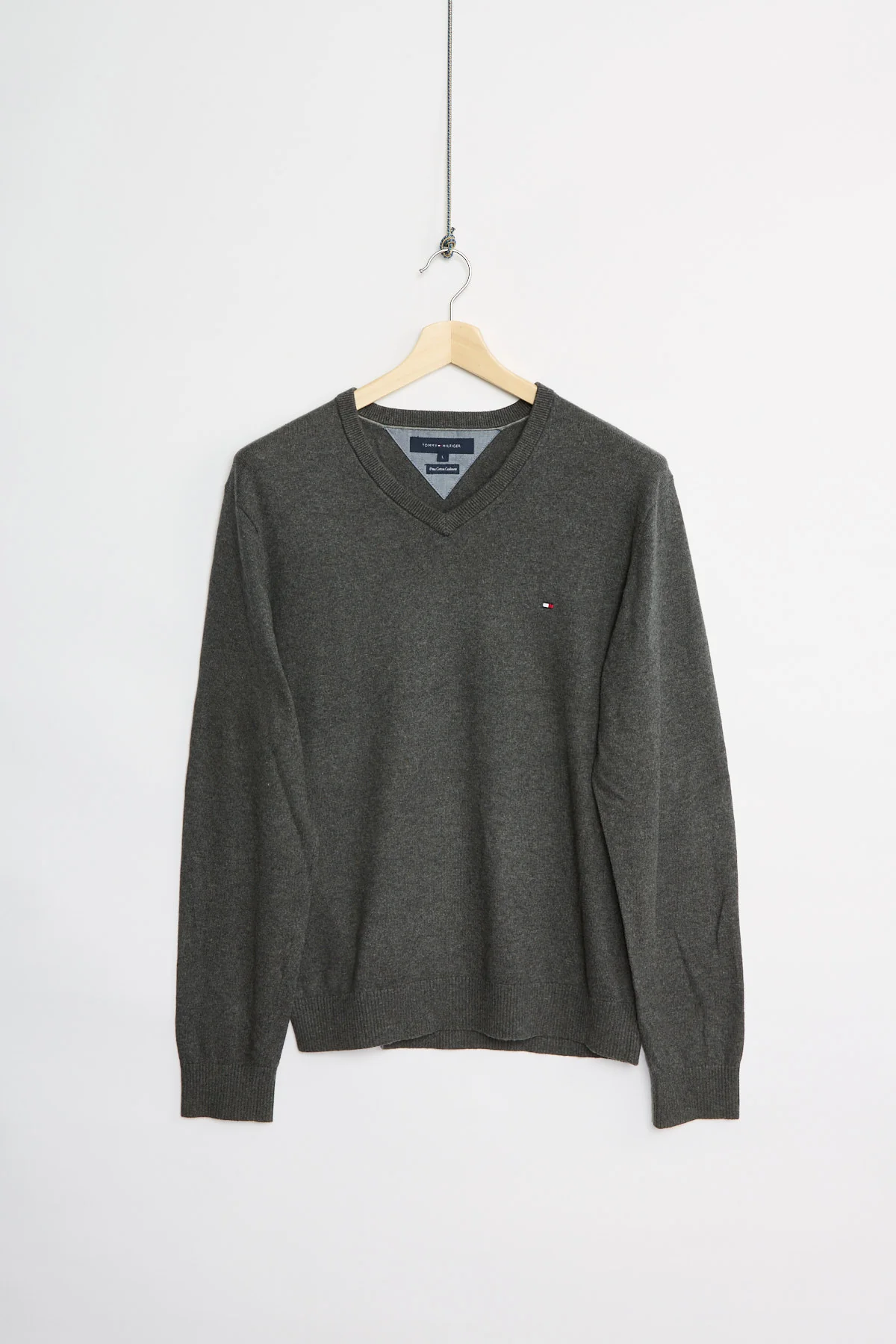 Tommy Hilfiger pima cotton cashmere sweater (L)