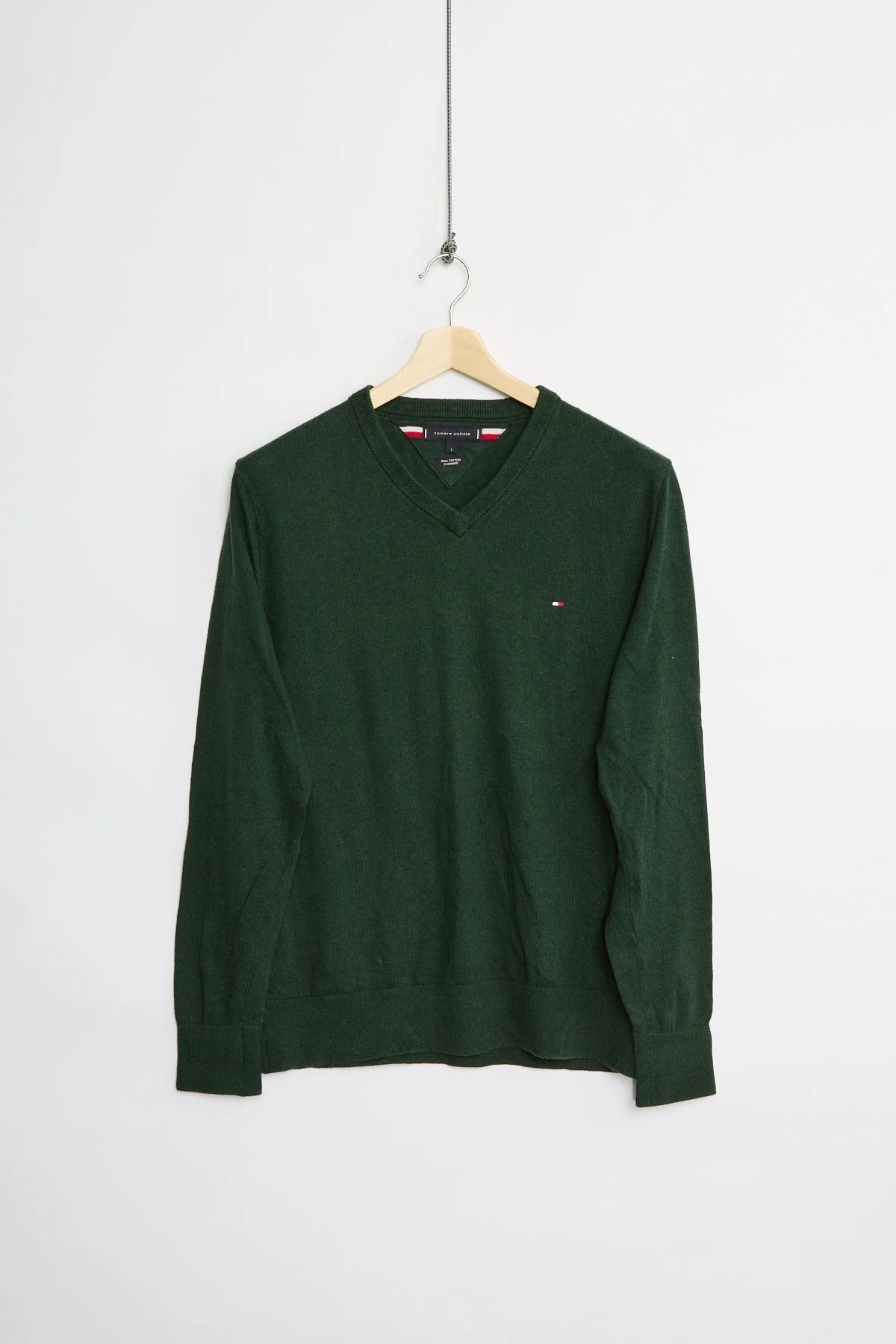 Tommy Hilfiger pima cotton cashmere sweater (L)
