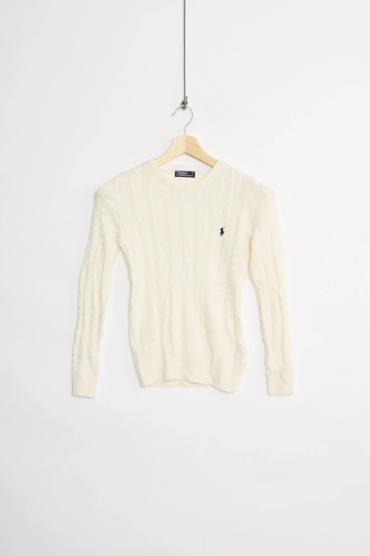 Polo Ralph Lauren cotton cable knit sweater (S)