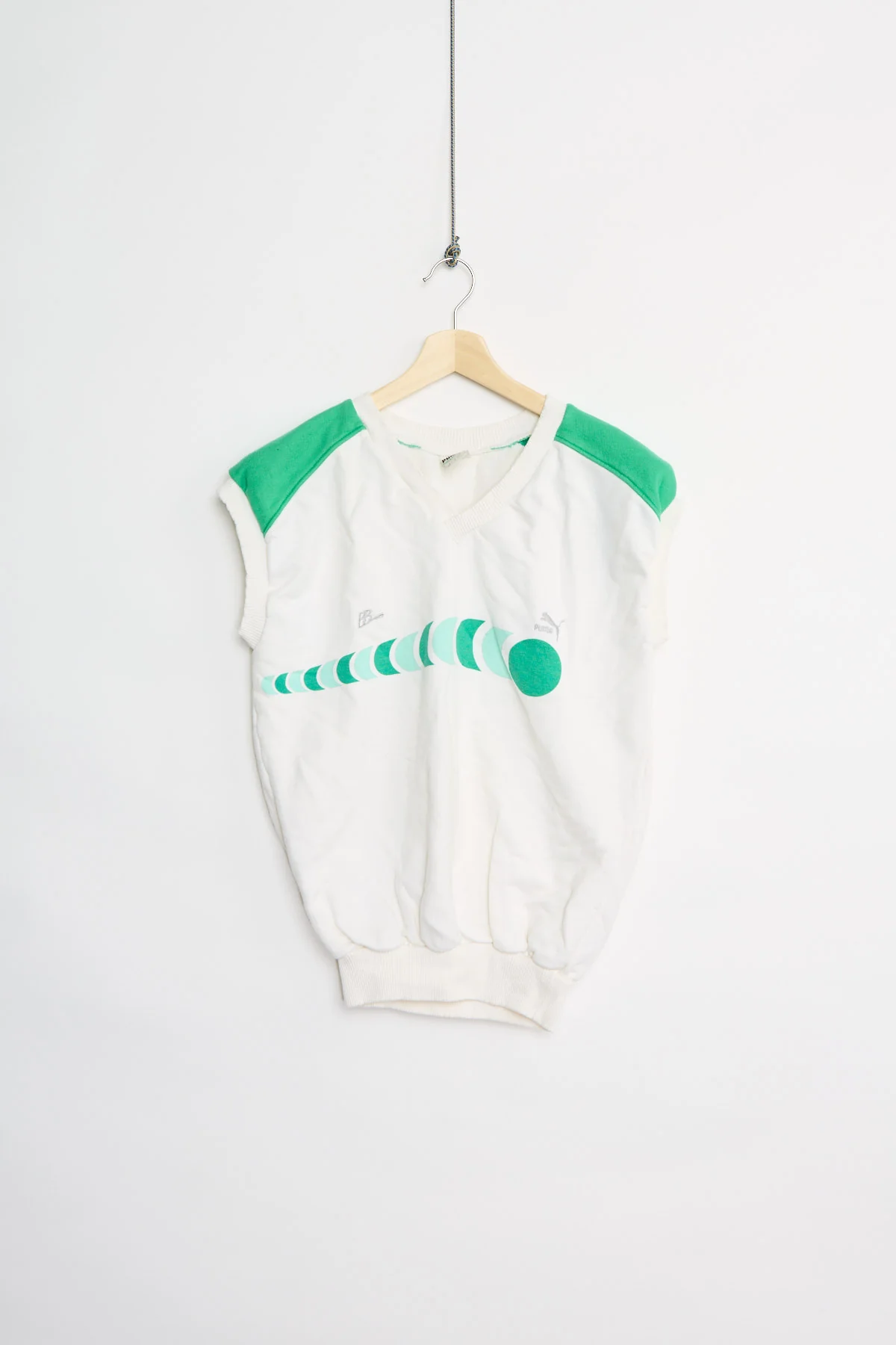1980's Puma Boris Becker sleeveless sweat (S)