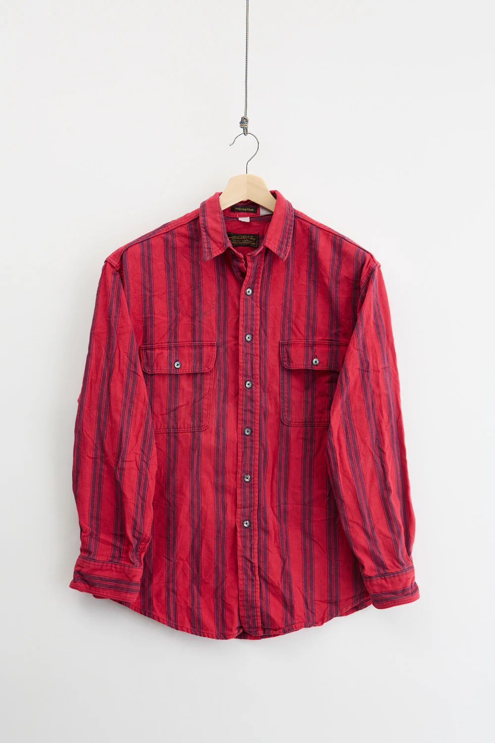 80's Eddie Bauer stripe shirt (L)