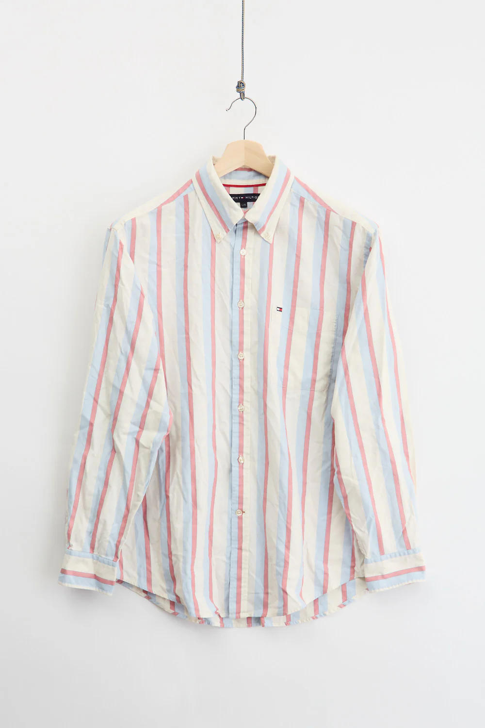 Tommy Hilfiger striped Oxford shirt (L)