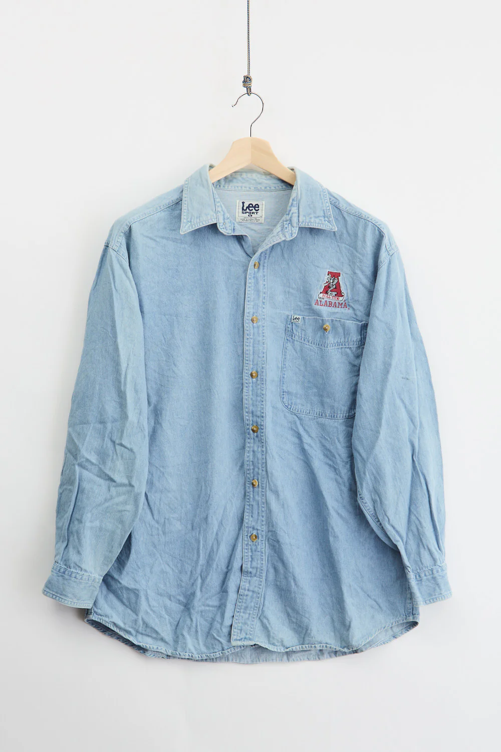 Alabama Crimson Tide Lee Denim shirt (L)