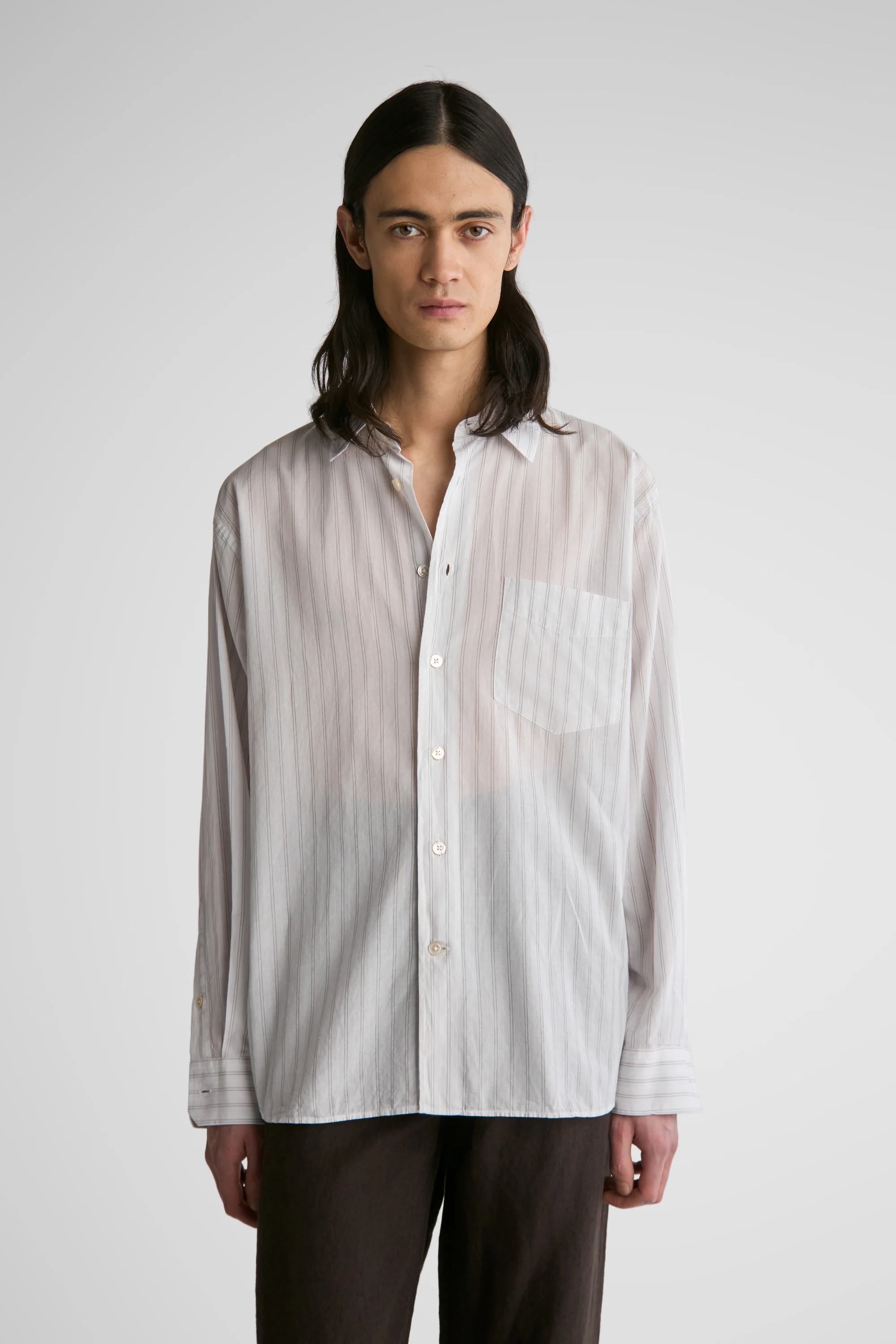 Brass Voile Stripe - Image 2