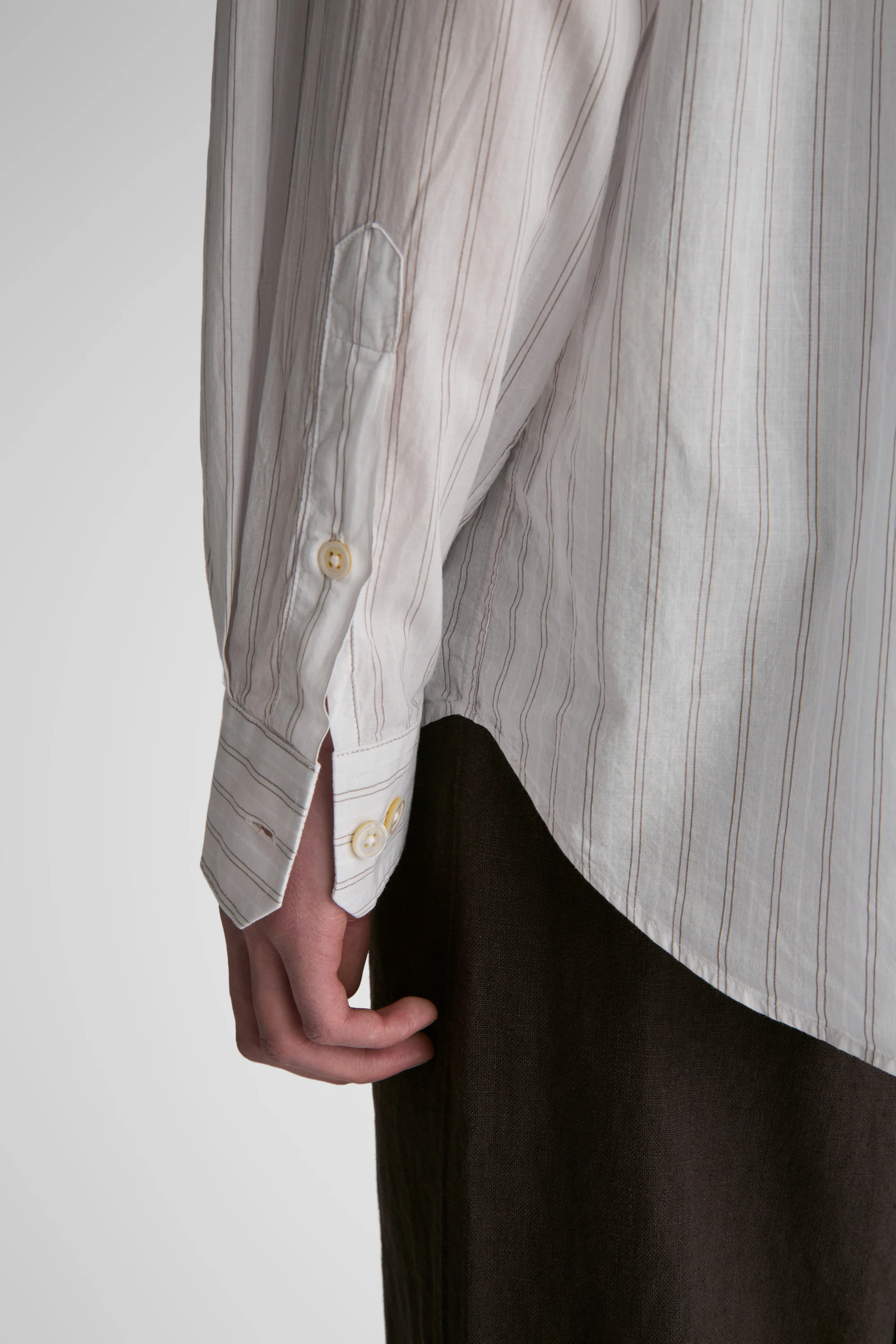 Brass Voile Stripe - Image 9
