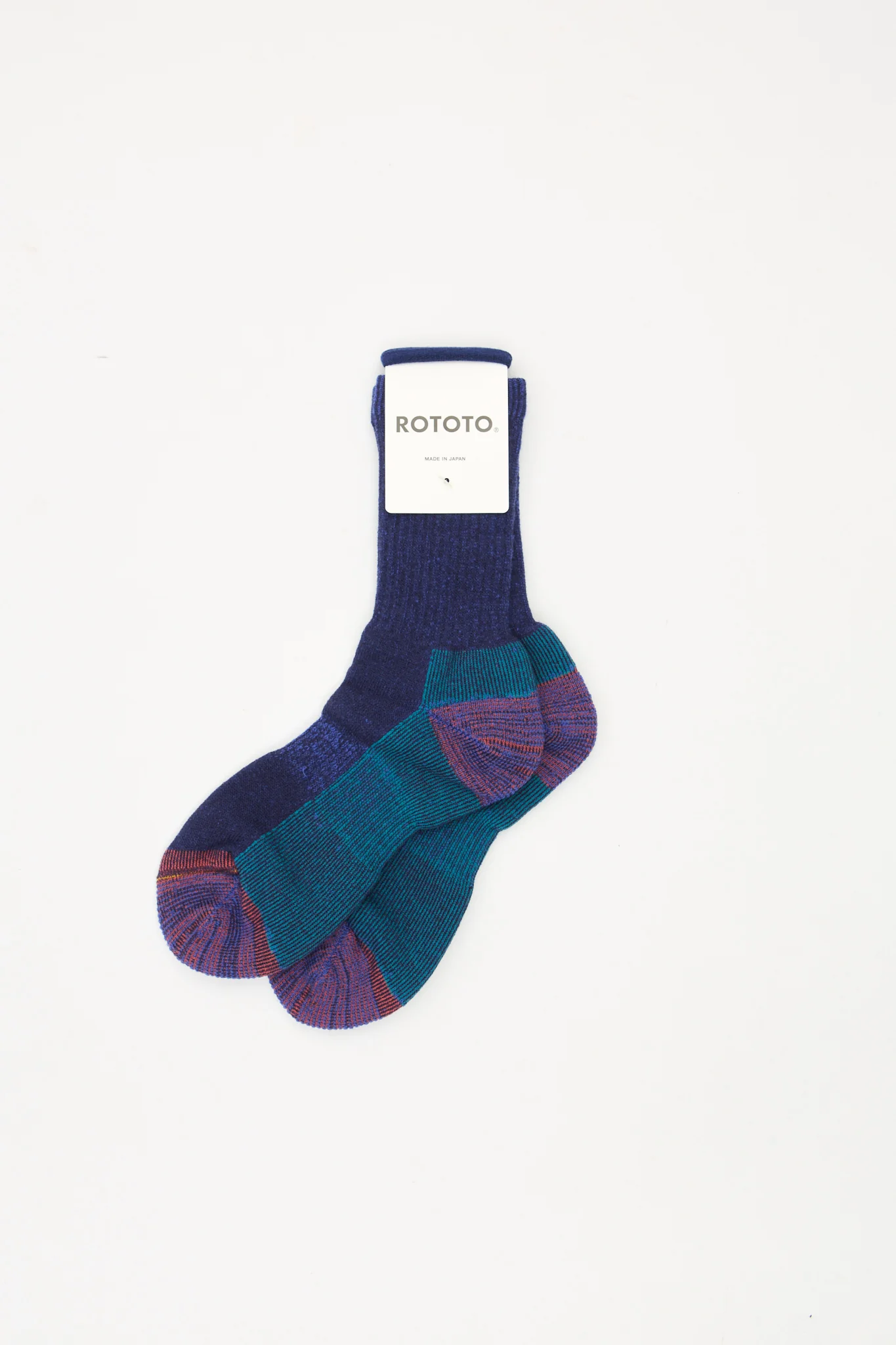 Double Face Merino Pile Socks Deep Blue - Image 2