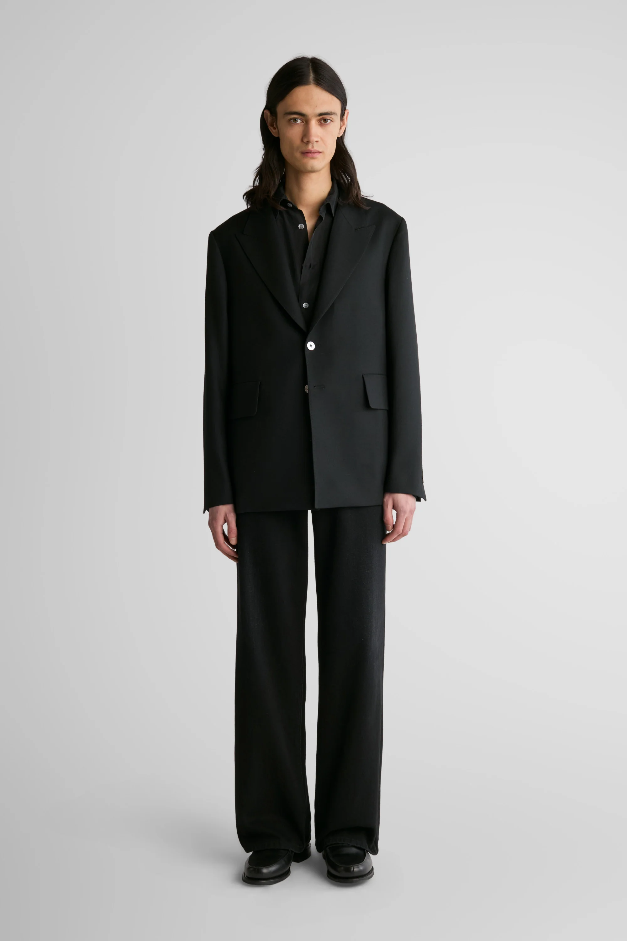 Hayes Suit Jacket Single Breasted Black
