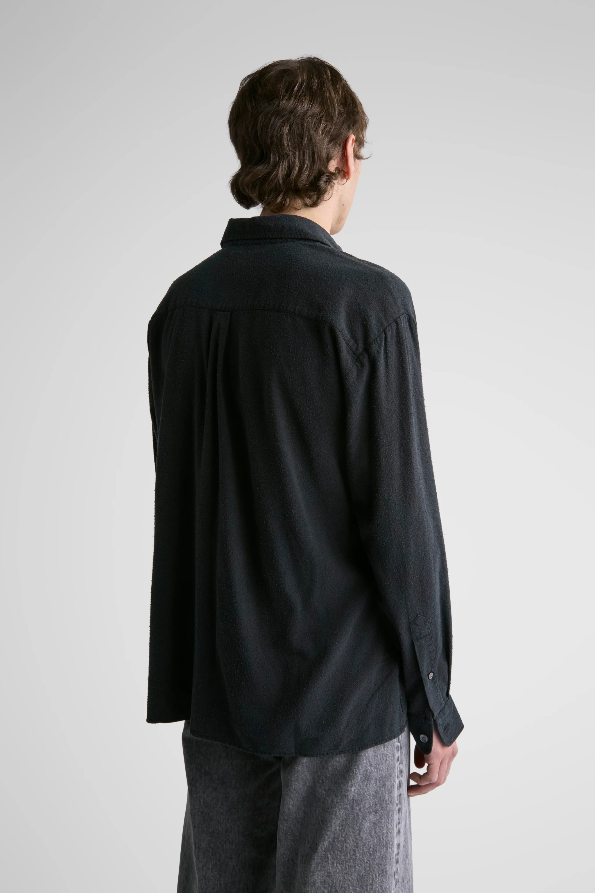 Keen Black Noil Silk - Image 5