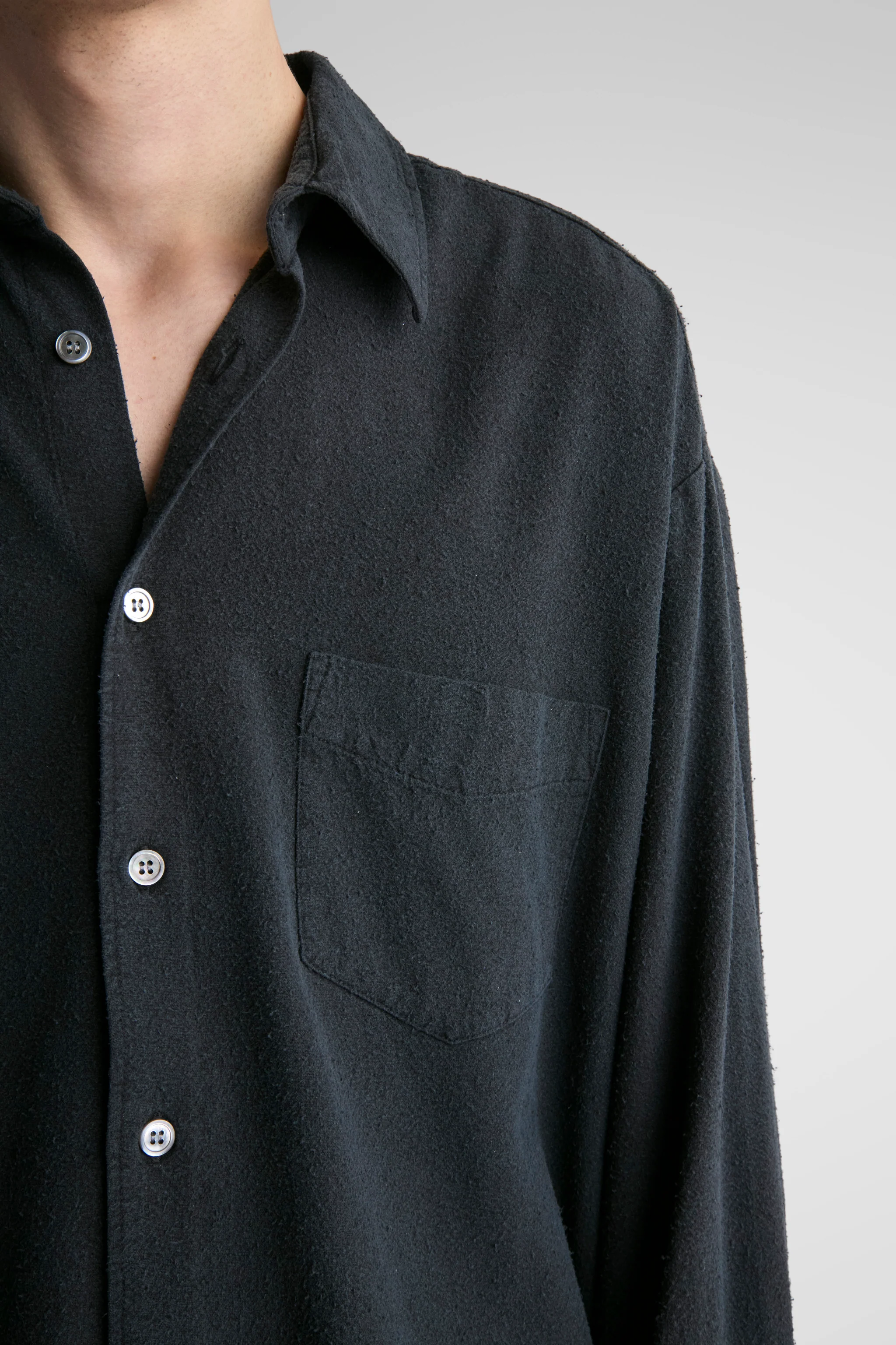 Keen Black Noil Silk - Image 7