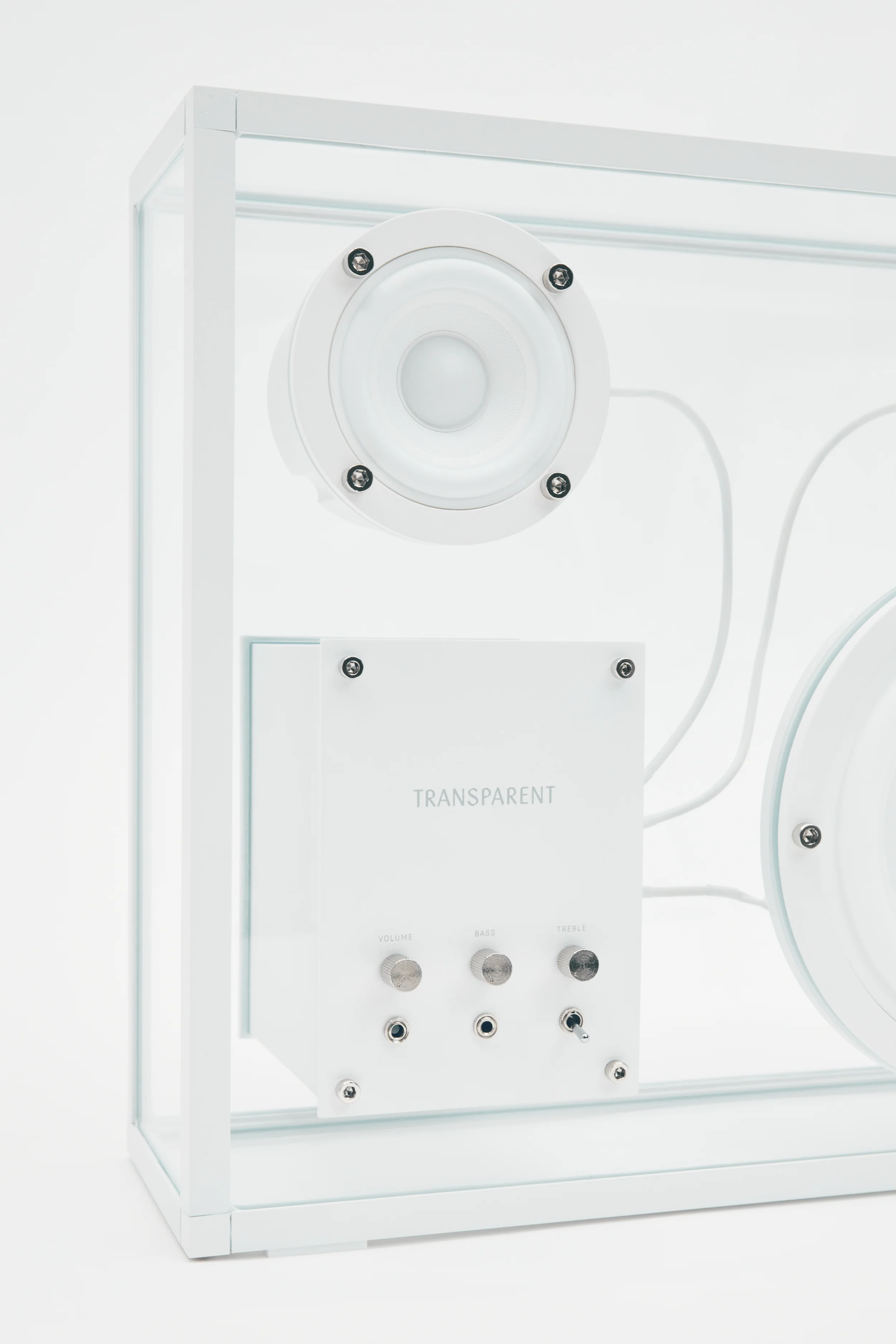 Transparent Speaker White - Image 2