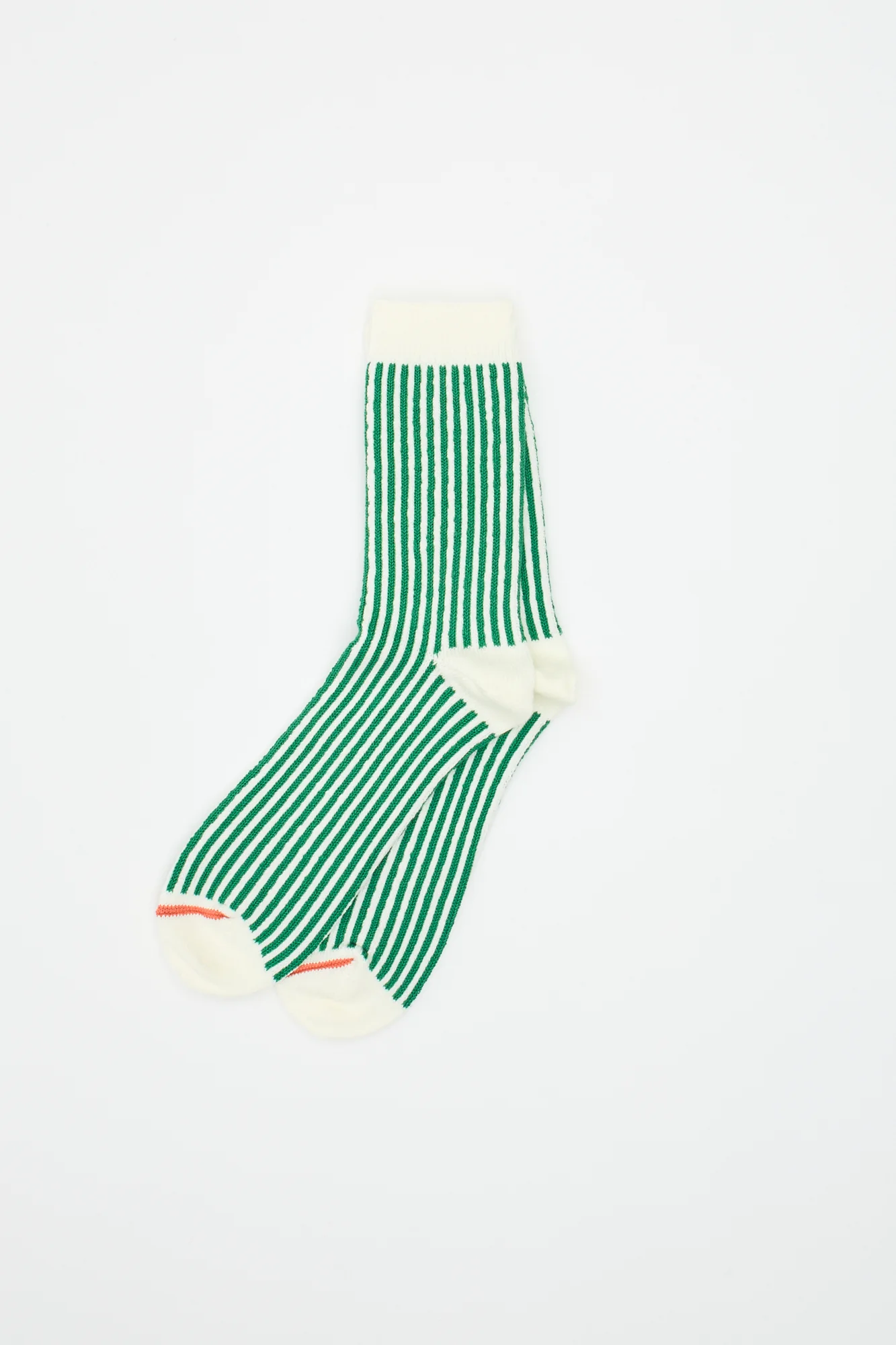 Vertical Stripe Socks Green - Image 2