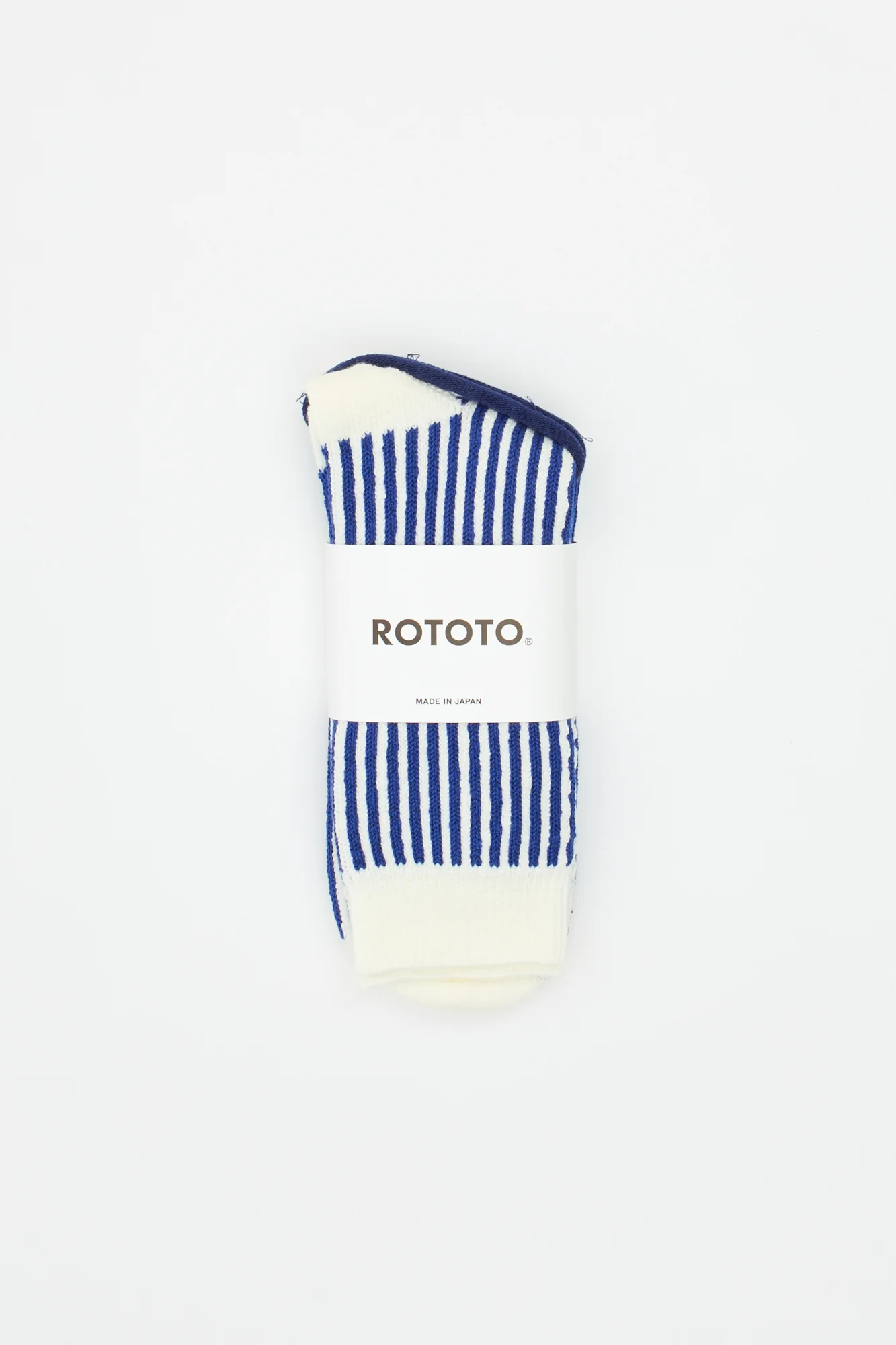 Vertical Stripe Socks Royal Blue